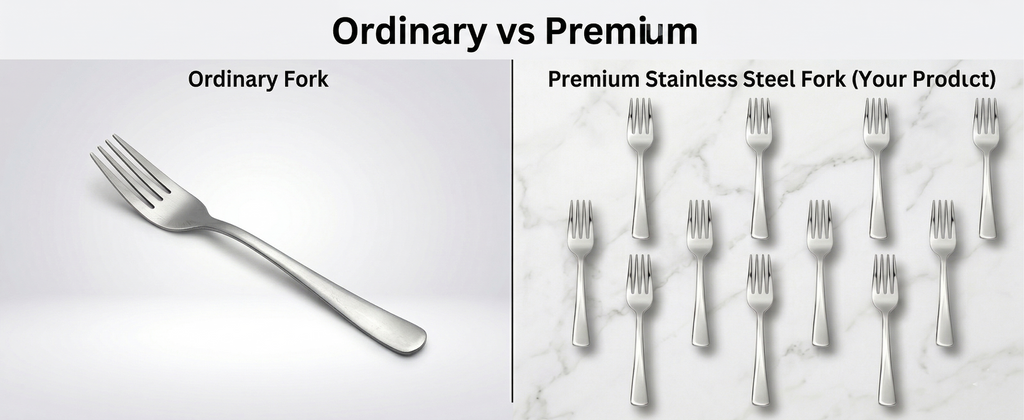 WEKTU Premium 12 Pcs Stainless Steel Fork Set – 15.5cm Food-Grade Dinner Forks with High-Gloss Mirror Finish